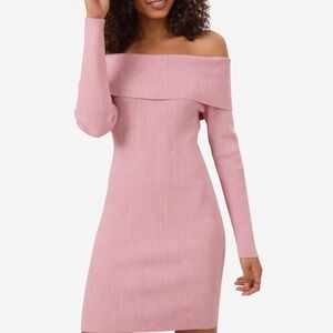 Altard State Amelia Off the Shoulder Sweater Dress Size Medium